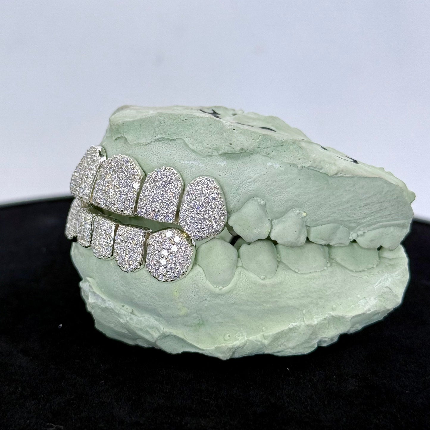 6/6 Honeycomb VVS Lab Moissanites Grillz