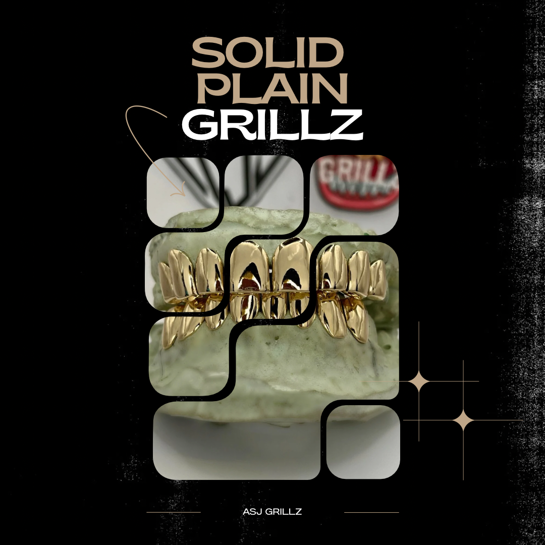 Solid Gold, Silver & Platinum Grillz Collection