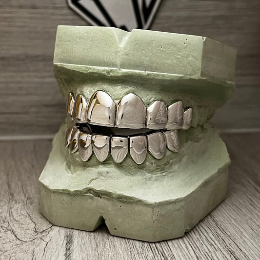 Customizable Solid Silver Custom Grillz