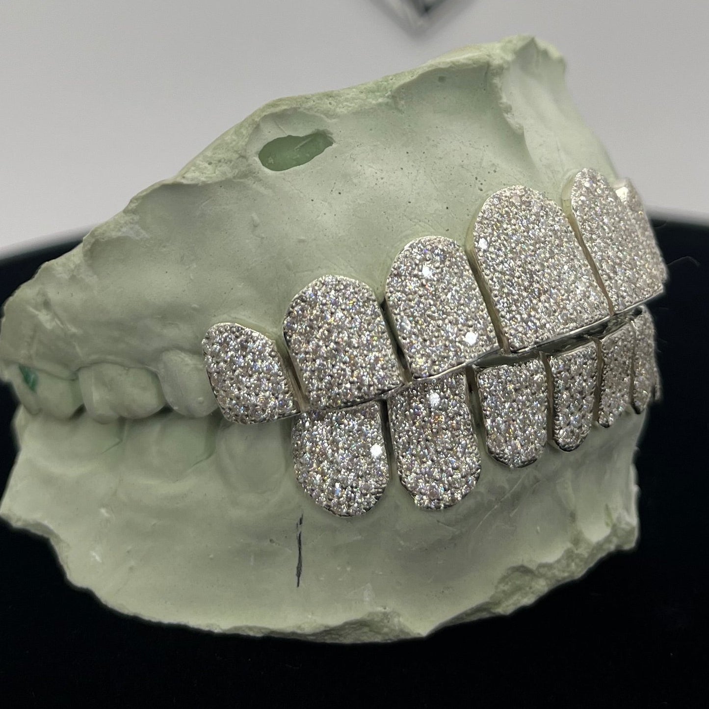 Customizable VVS Lab Moissanites Grillz Honeycomb Setting